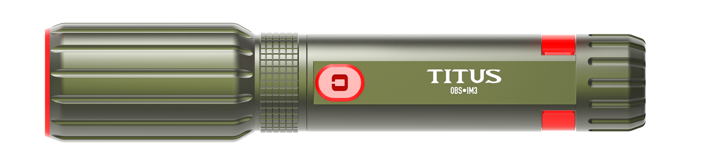 TITUS 1500 LM LED Rechargeable Flashlight