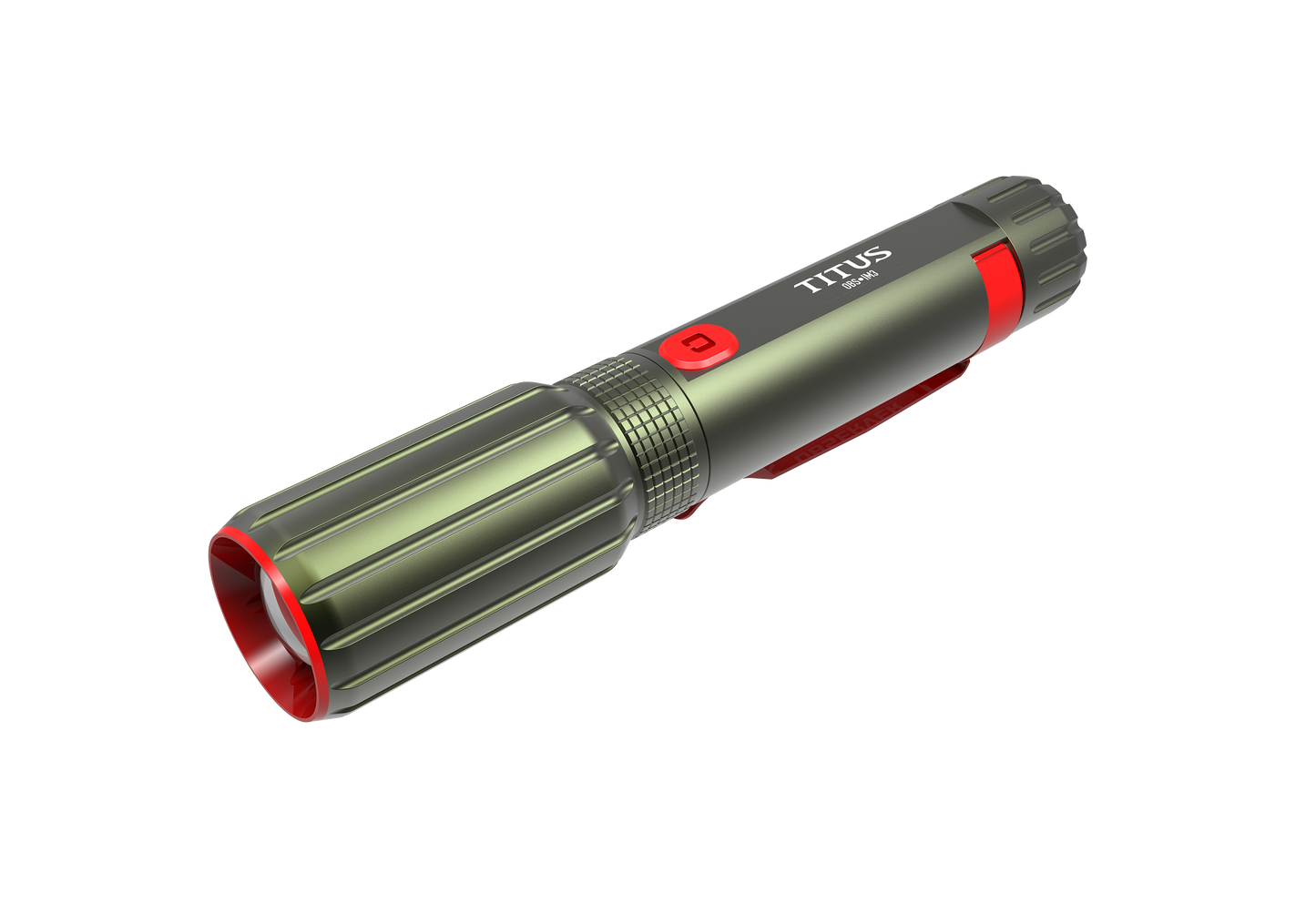 TITUS 1500 LM LED Rechargeable Flashlight