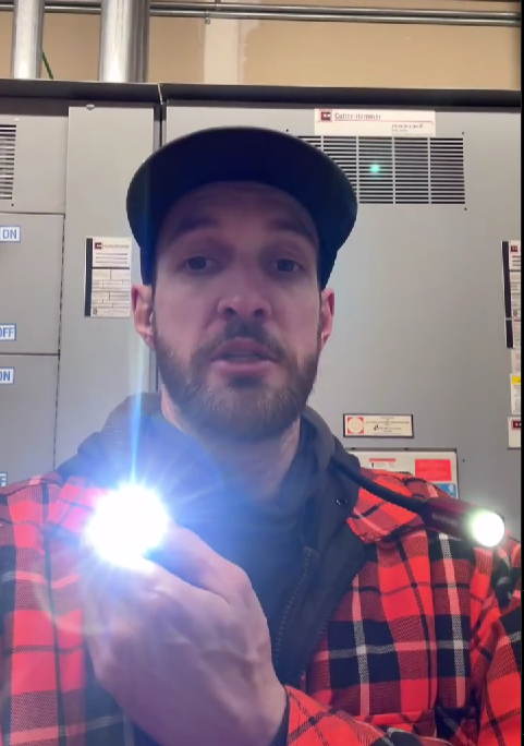 300 Lumen Dual-Lamp LED Rechargeable Neck Light with Magnetic Base and Dimming