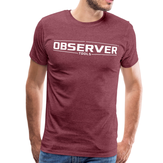 Men's T-Shirt - White Logo - Observer Tools