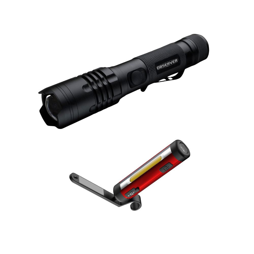Grommet Special: 1200 Lumen Flashlight with Phone Charger, Back-Up Power, Magnet + Bundles