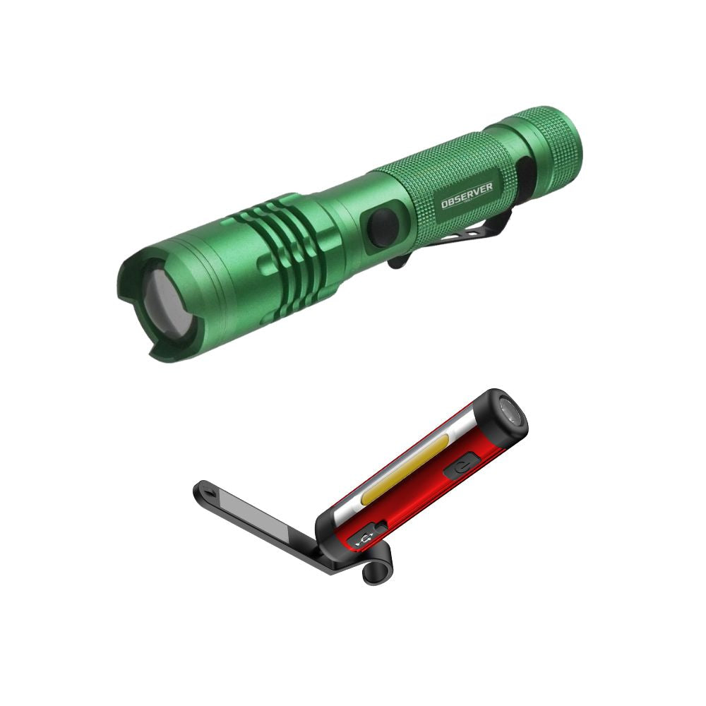 Grommet Special: 1200 Lumen Flashlight with Phone Charger, Back-Up Power, Magnet + Bundles