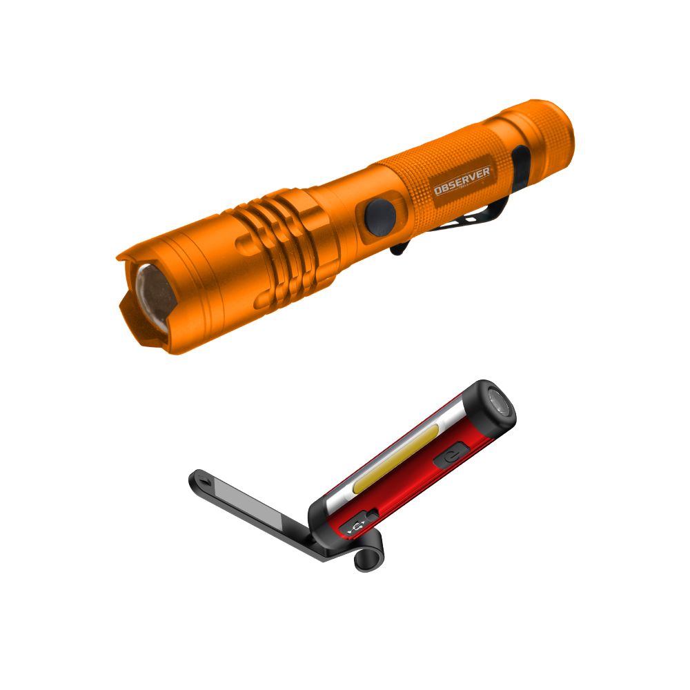 Grommet Special: 1200 Lumen Flashlight with Phone Charger, Back-Up Power, Magnet + Bundles