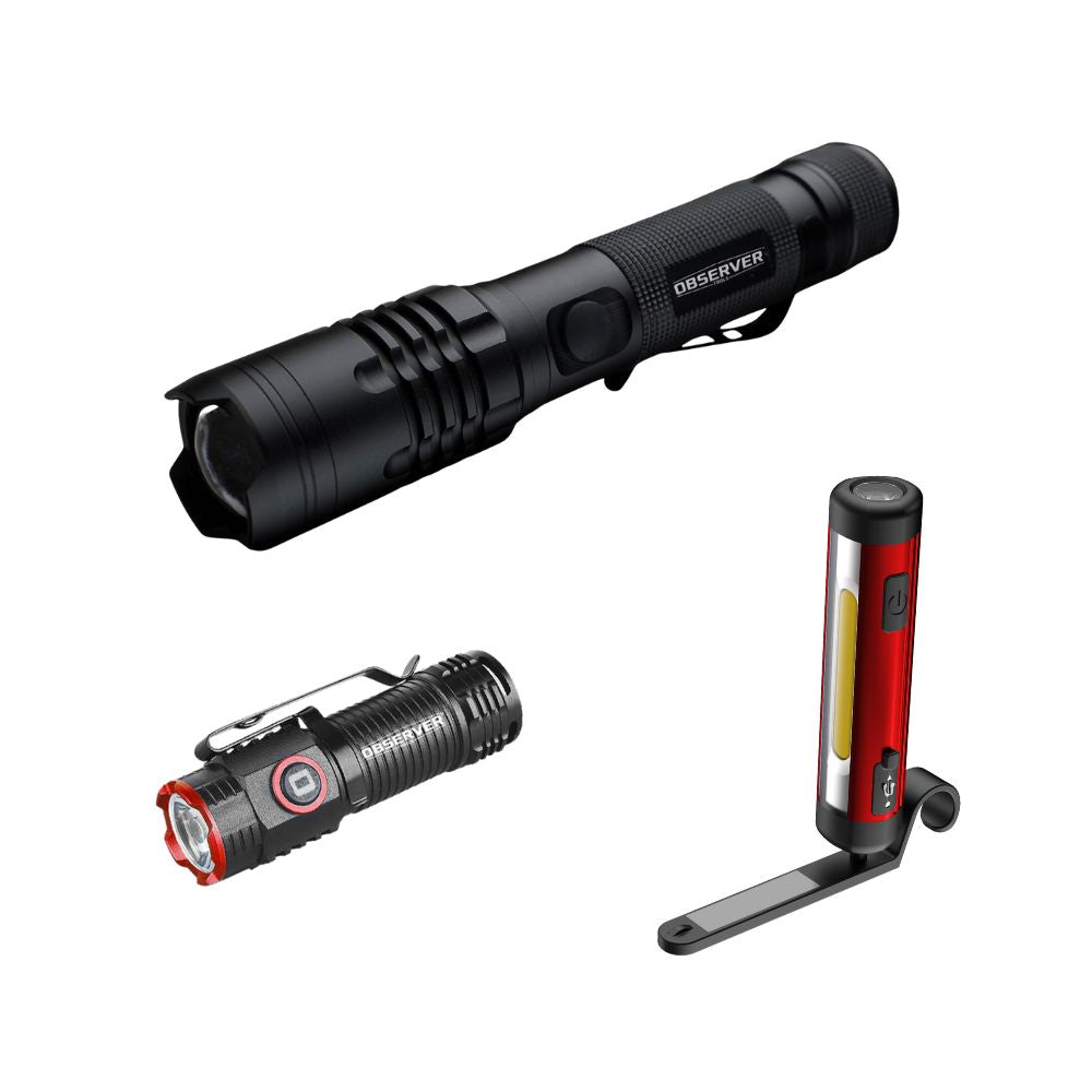 Grommet Special: 1200 Lumen Flashlight with Phone Charger, Back-Up Power, Magnet + Bundles
