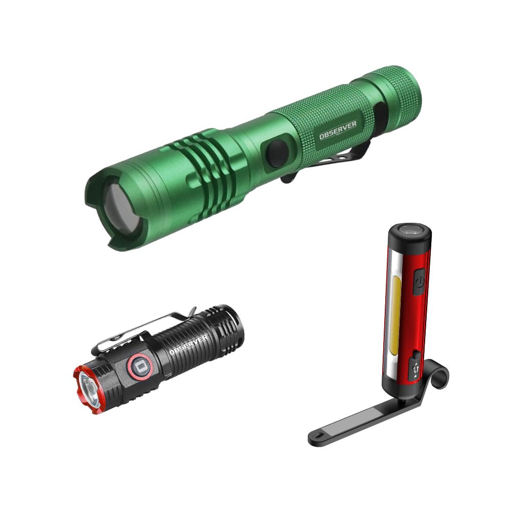 Grommet Special: 1200 Lumen Flashlight with Phone Charger, Back-Up Power, Magnet + Bundles