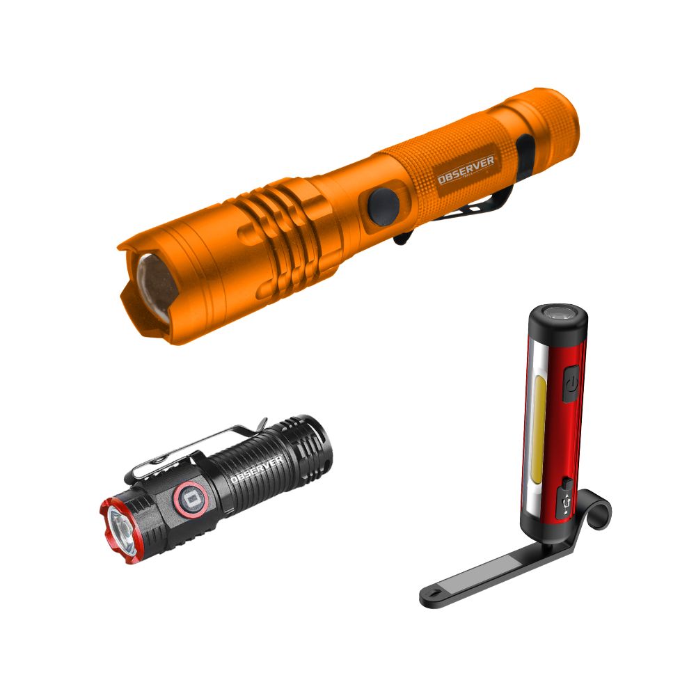 Grommet Special: 1200 Lumen Flashlight with Phone Charger, Back-Up Power, Magnet + Bundles