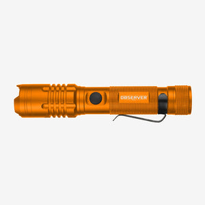 OBS-FL1 1200 Lumen Tactical LED Rechargeable Flashlight with Power Bank & Dual Power