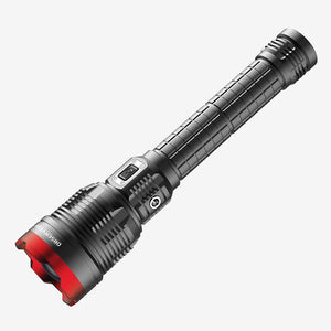 8000 Lumen Ultra-High Power LED Rechargeable Flashlight with Phone Charger and Zoom