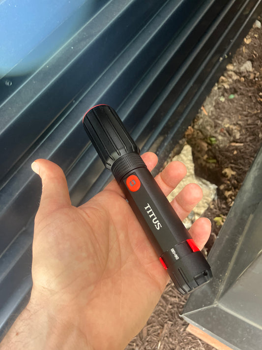 TITUS 1500 LM LED Rechargeable Flashlight