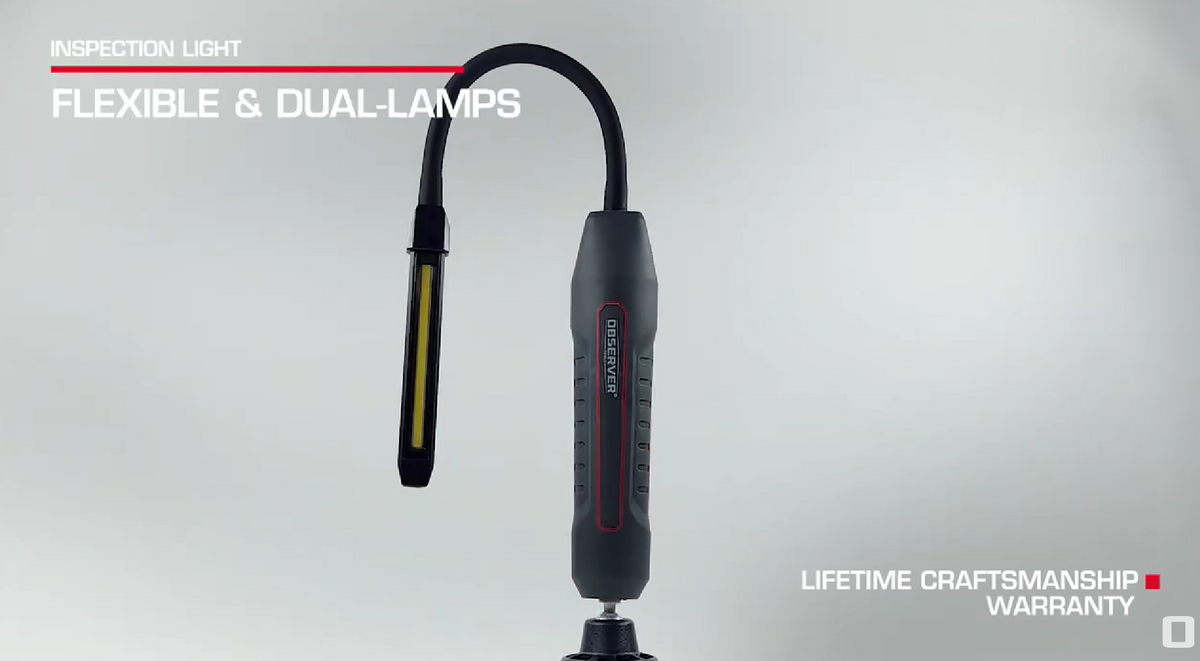 Load video: OBSERVER TOOLS 600 LUMEN LED SLIM LIGHT PROFESSIONAL GRADE FLASHLIGHT flexible flashlight hvac automotive technician electrical