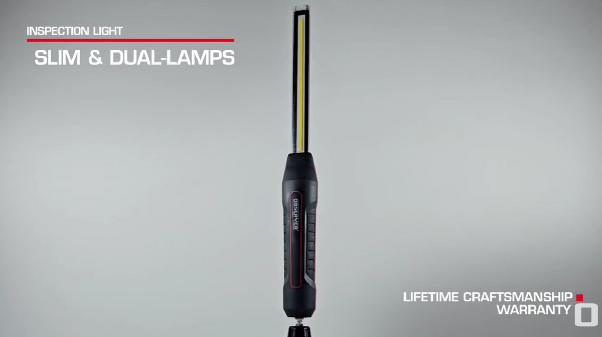 Load video: OBSERVER TOOLS 900 LUMEN LED SLIM LIGHT PROFESSIONAL GRADE FLASHLIGHT