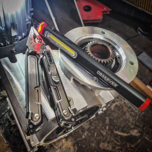 300 Lumen Dual-Lamp LED Rechargeable Penlight with Dimming and Magnetic Base