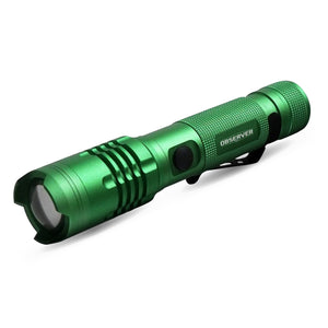 Bundle of 1200 Lumen Tactical LED Rechargeable Flashlight with Power Bank & Dual Power