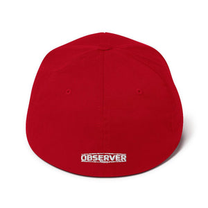 Structured Twill Cap - White Embroidered Logo - Observer Tools