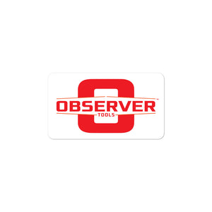 Observer Tools Stickers - Logo Design - Observer Tools