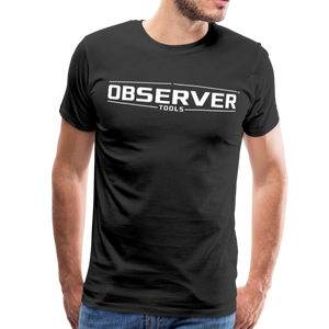 Men's T-Shirt - White Logo - Observer Tools