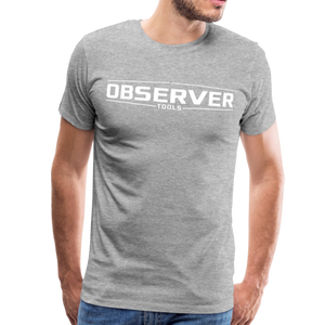 Men's T-Shirt - White Logo - Observer Tools