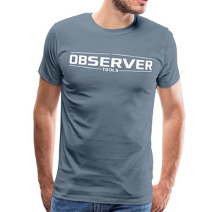 Men's T-Shirt - White Logo - Observer Tools