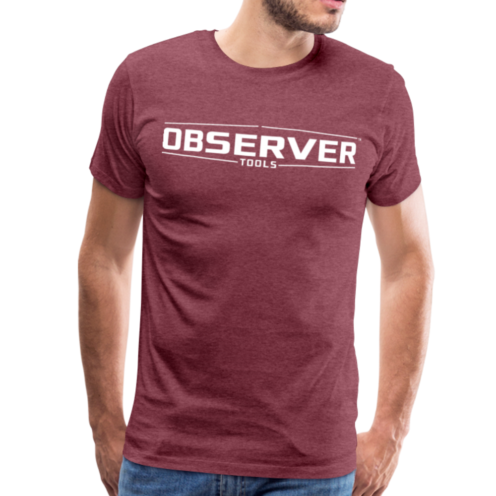 Men's T-Shirt - White Logo - Observer Tools