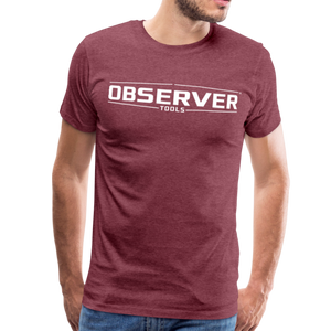 Men's T-Shirt - White Logo - Observer Tools