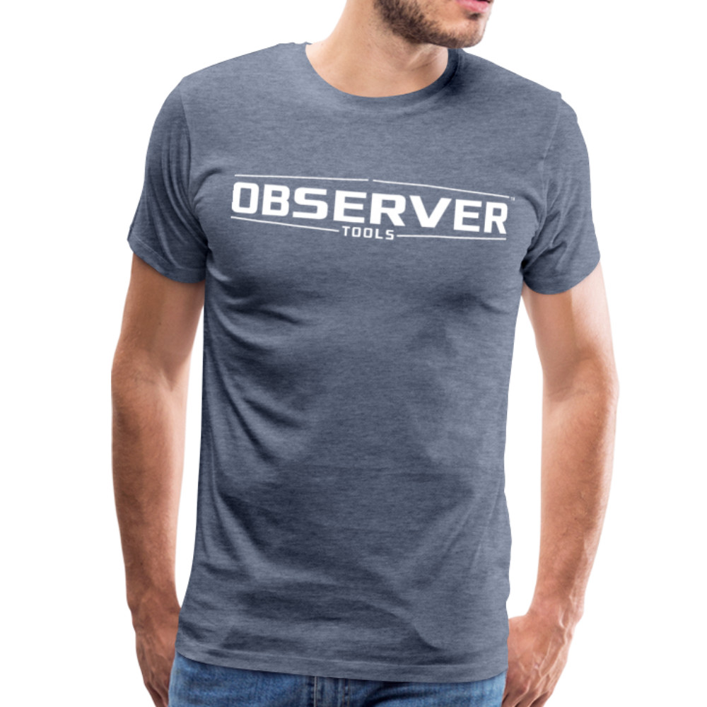 Men's T-Shirt - White Logo - Observer Tools