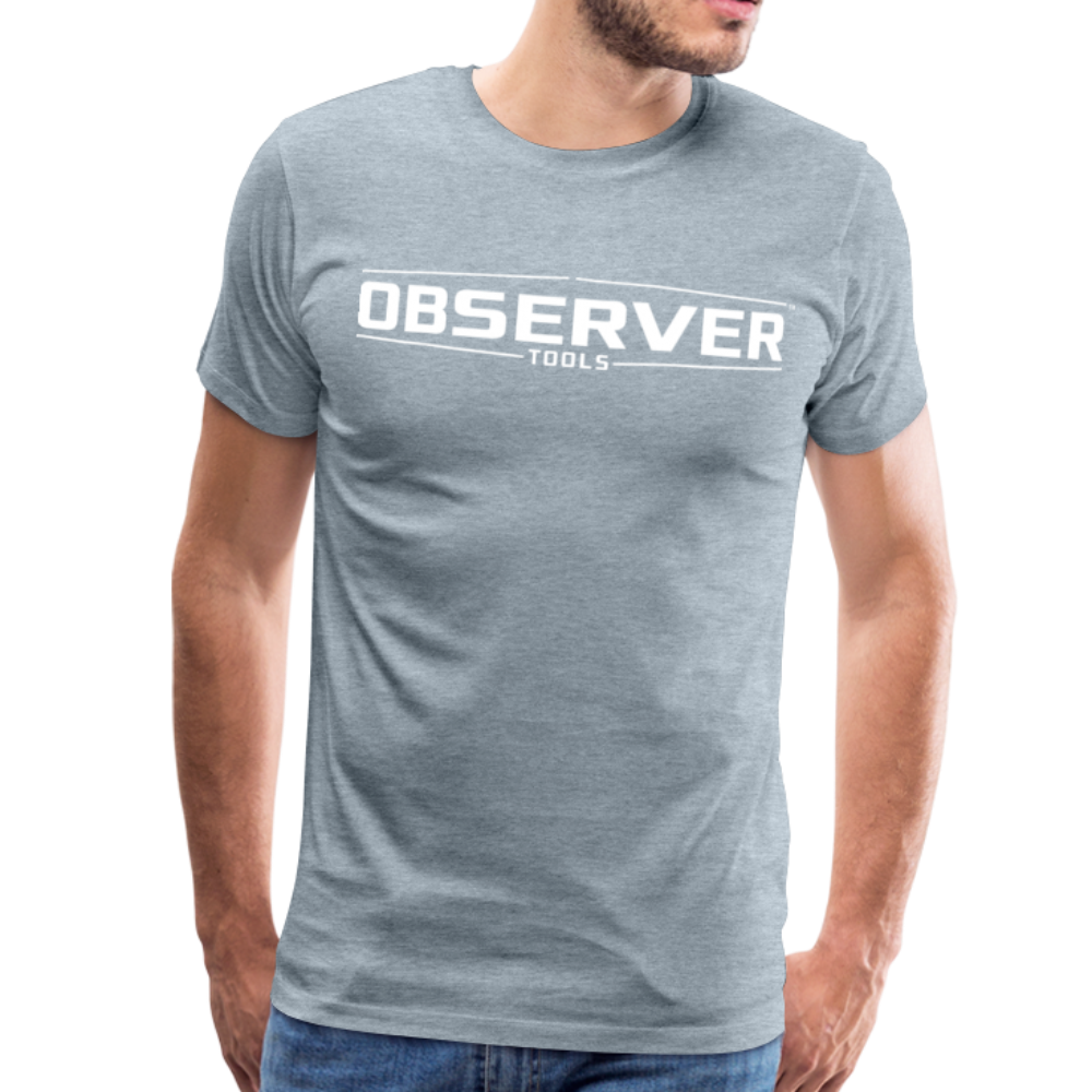 Men's T-Shirt - White Logo - Observer Tools