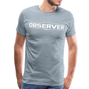 Men's T-Shirt - White Logo - Observer Tools