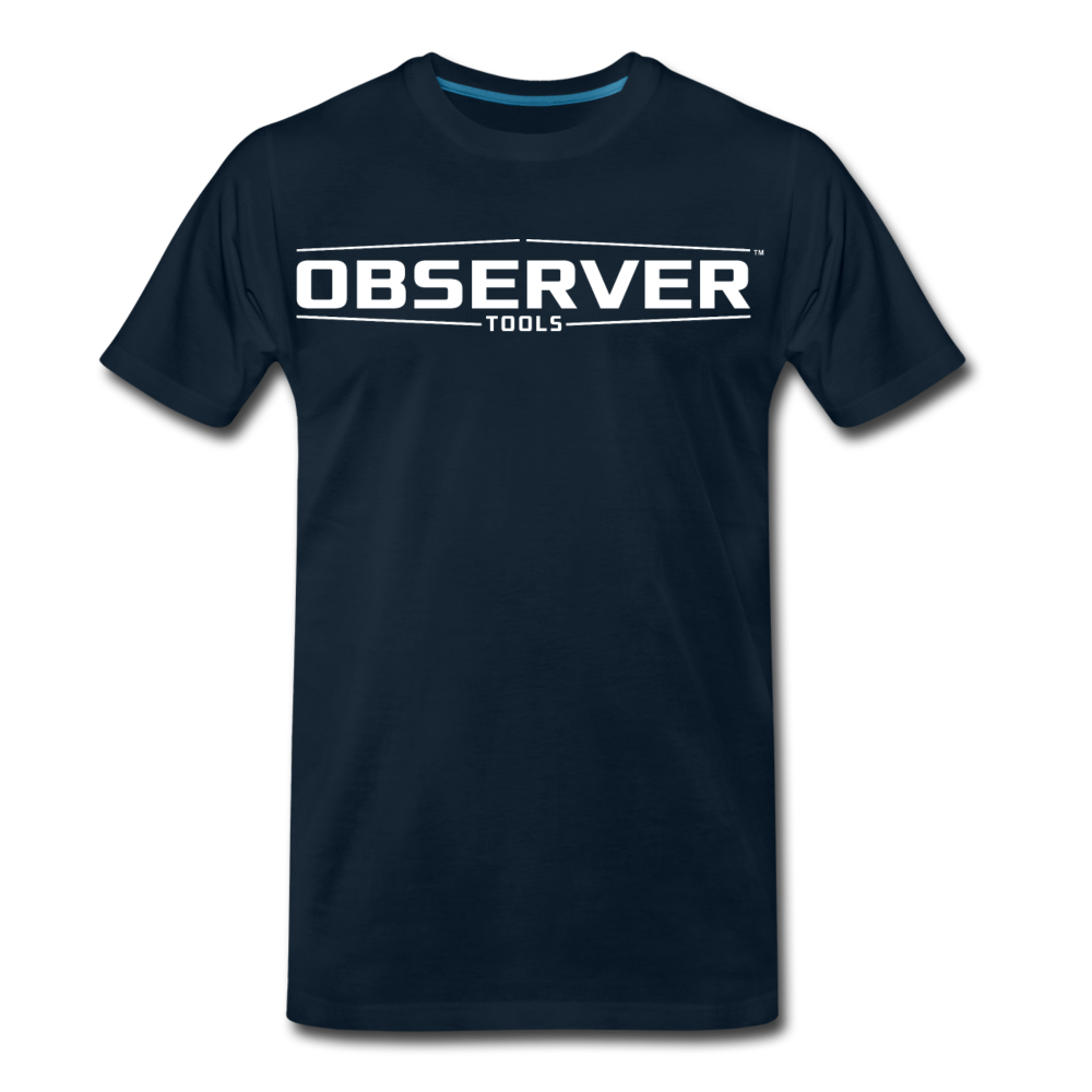 Men's T-Shirt - White Logo - Observer Tools