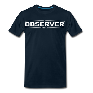 Men's T-Shirt - White Logo - Observer Tools