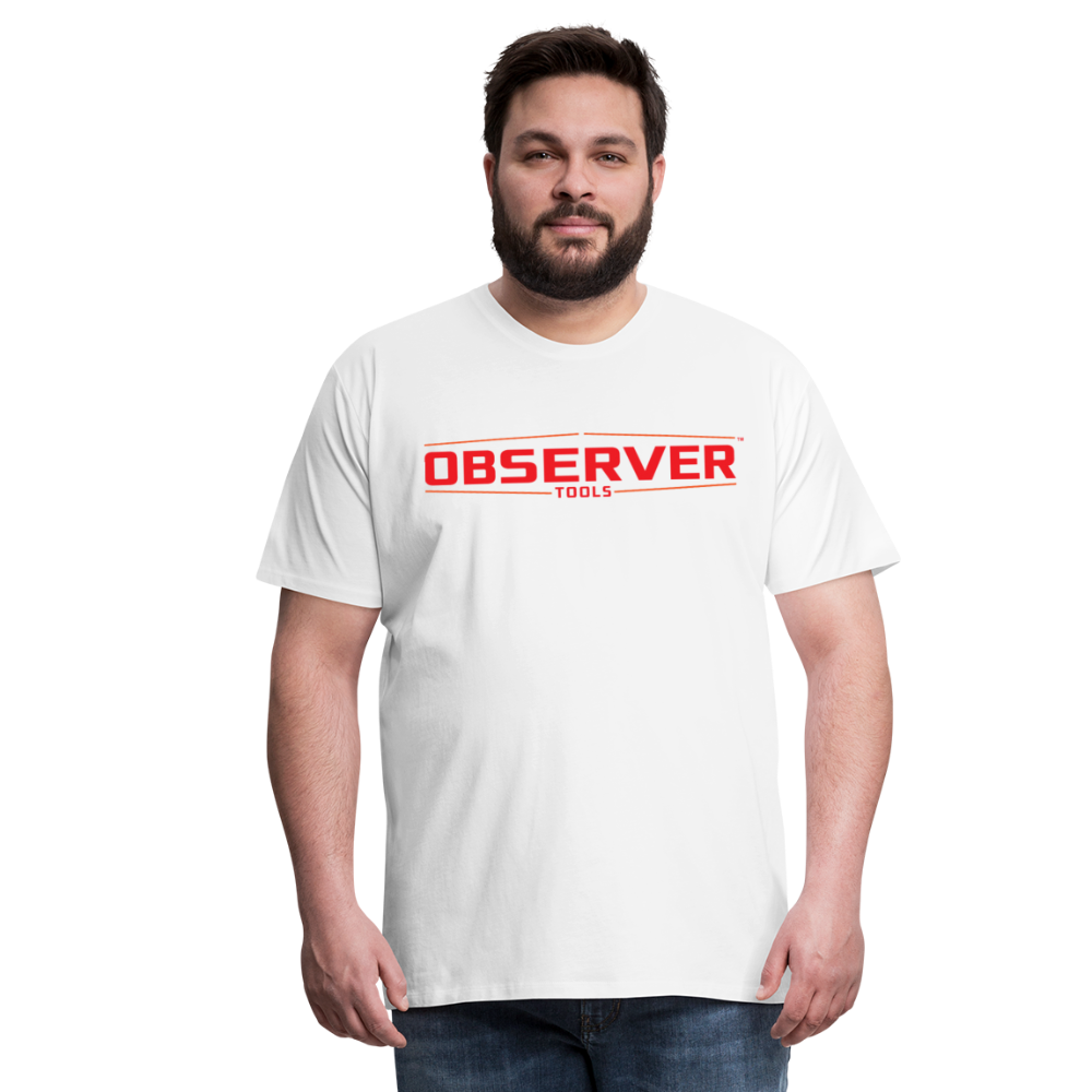 Men's T-Shirt - Orange Logo - Observer Tools