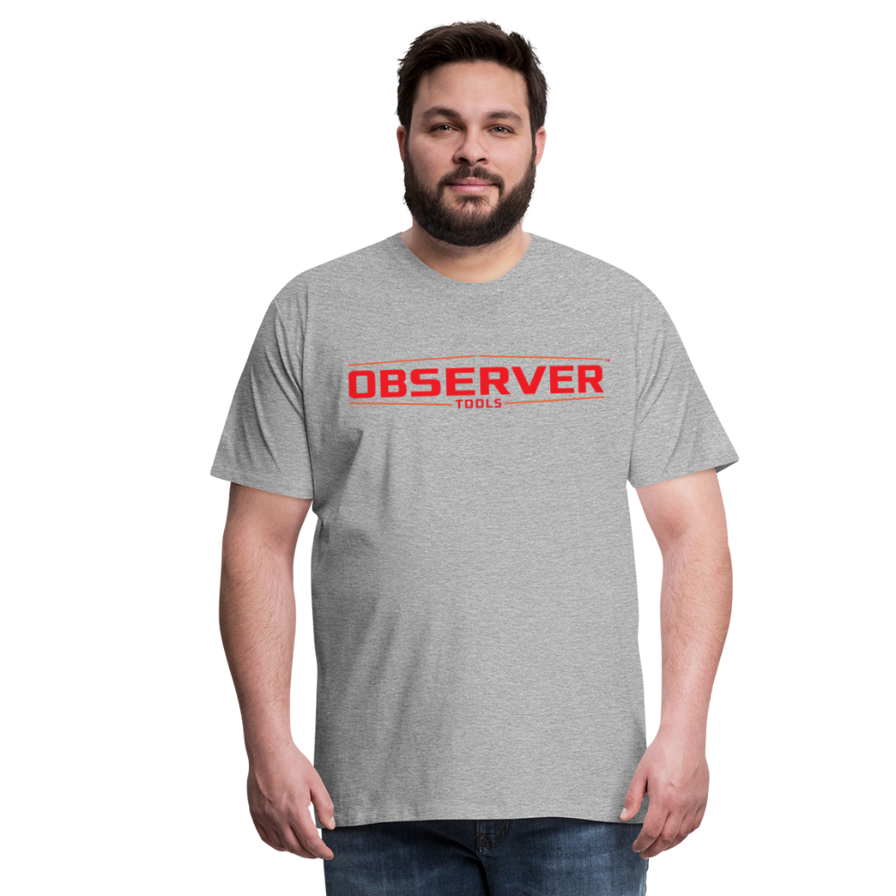 Men's T-Shirt - Orange Logo - Observer Tools