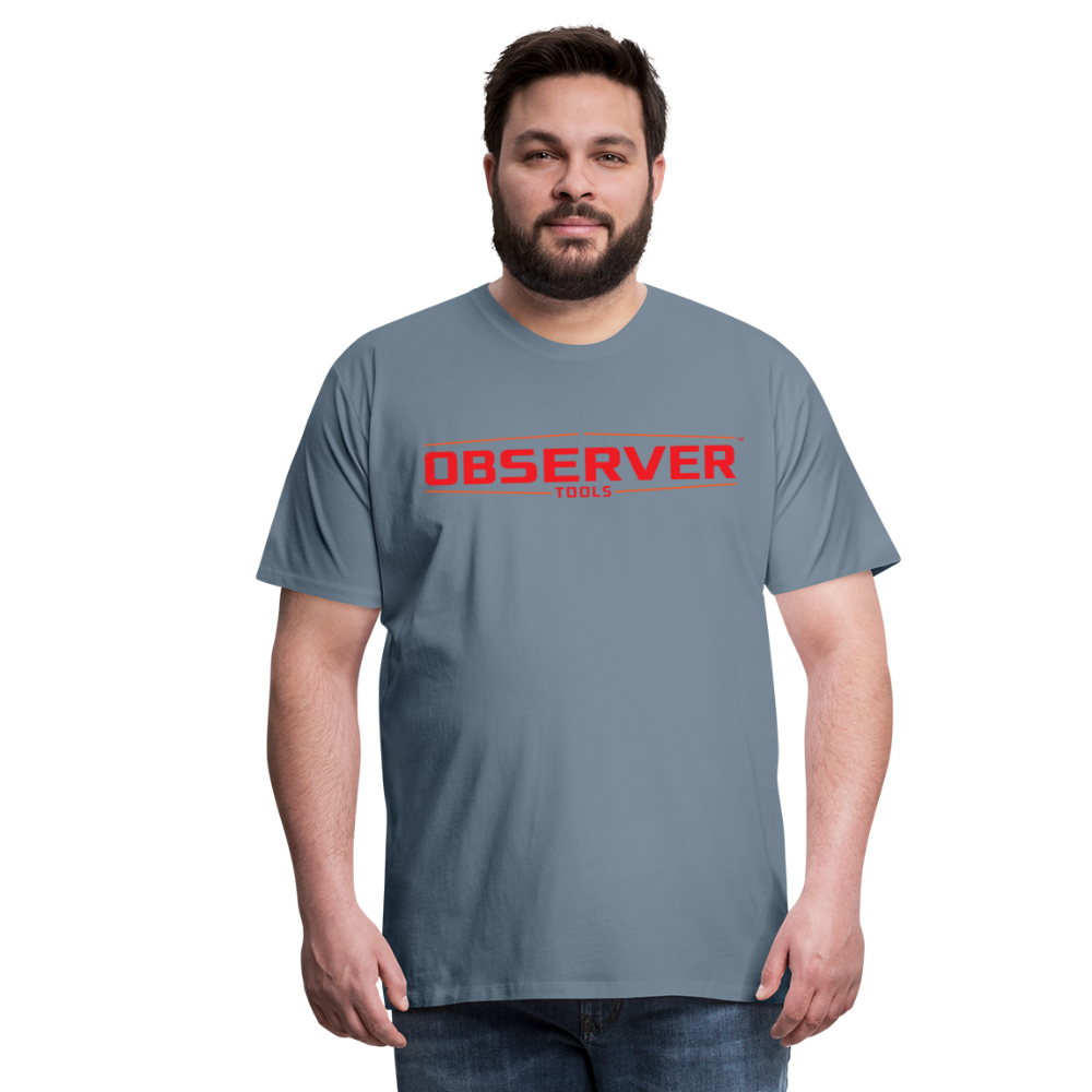 Men's T-Shirt - Orange Logo - Observer Tools