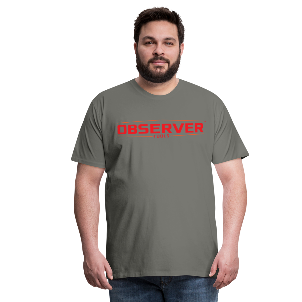 Men's T-Shirt - Orange Logo - Observer Tools