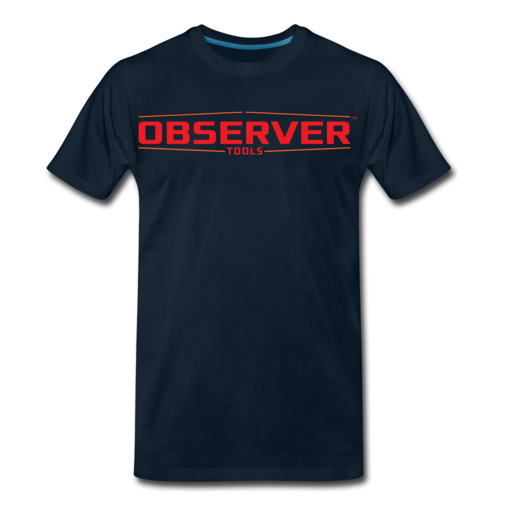 Men's T-Shirt - Orange Logo - Observer Tools