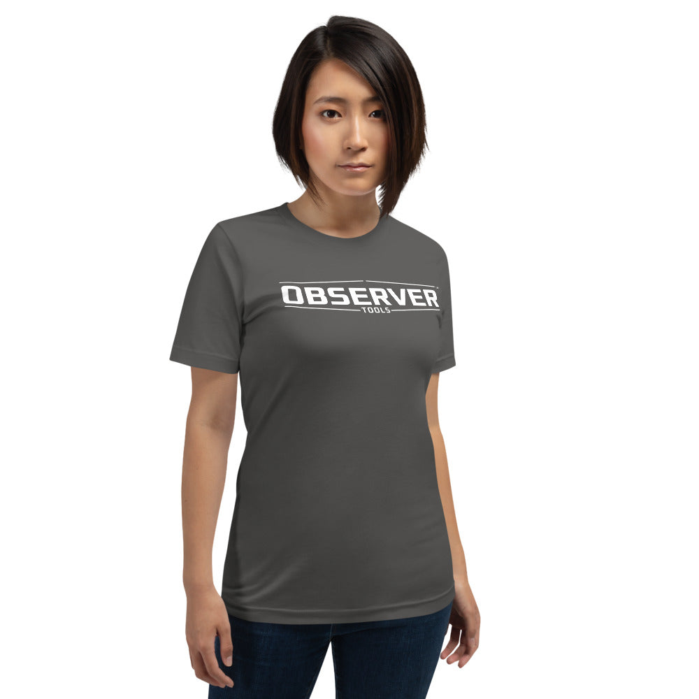 Women's Classic-Fit T-Shirt - White Logo - Observer Tools