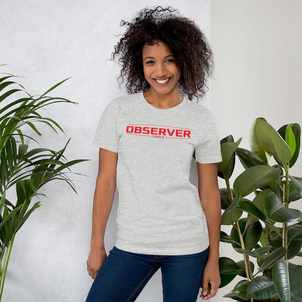 Women's Classic-Fit T-Shirt - Orange Logo - Observer Tools