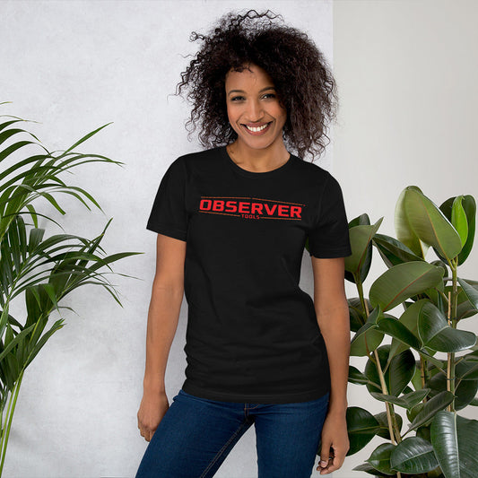 Women's Classic-Fit T-Shirt - Orange Logo - Observer Tools