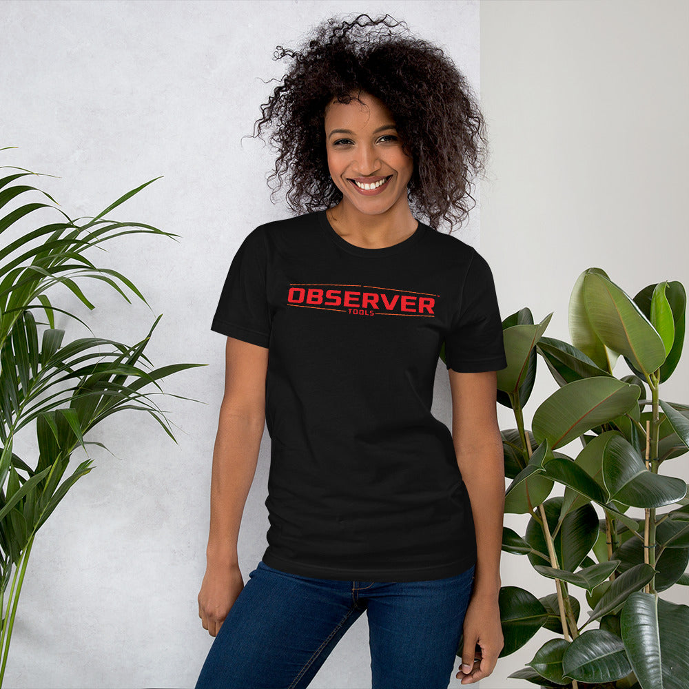 Women's Classic-Fit T-Shirt - Orange Logo - Observer Tools