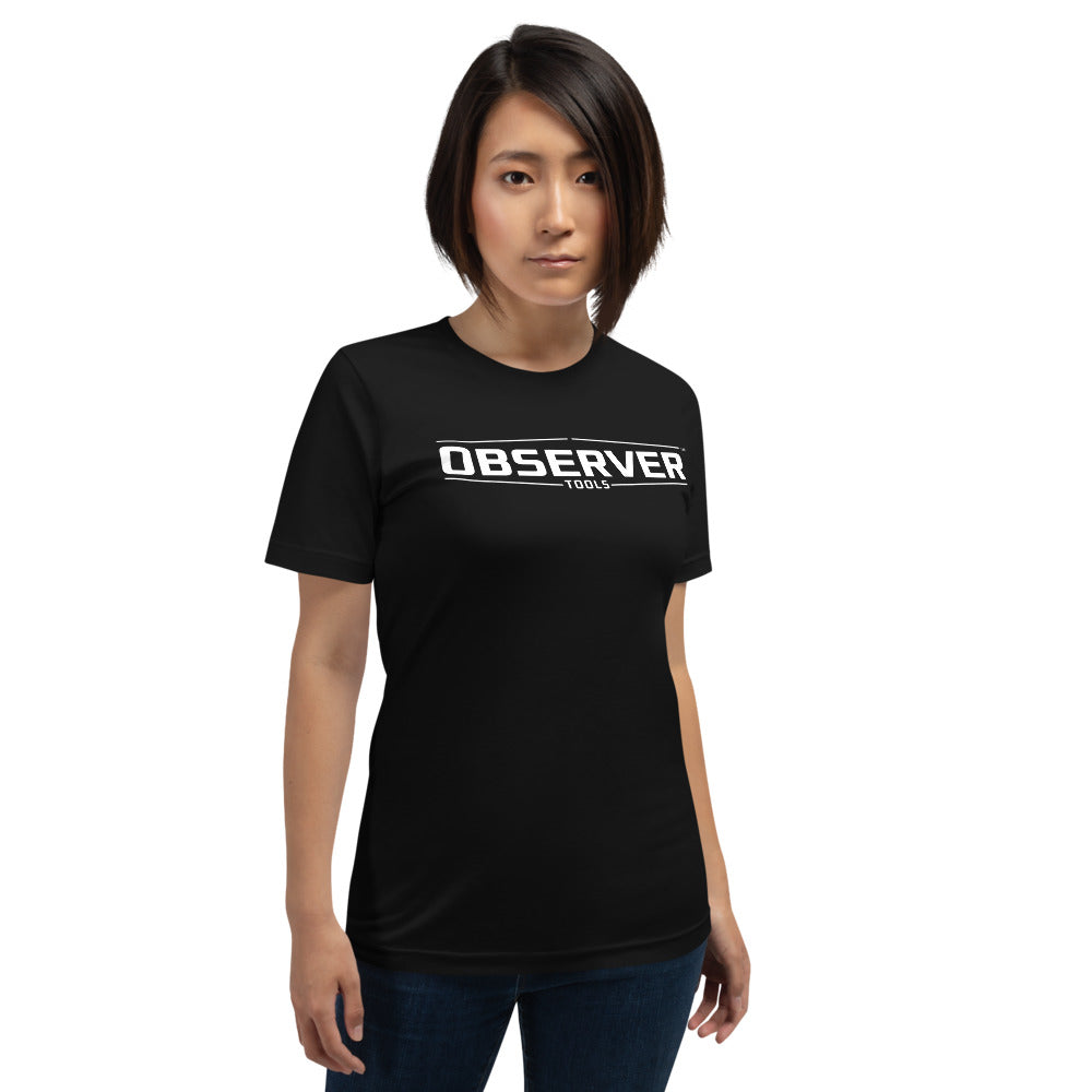 Women's Classic-Fit T-Shirt - White Logo - Observer Tools