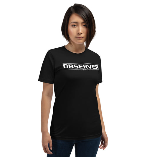 Women's Classic-Fit T-Shirt - White Logo - Observer Tools