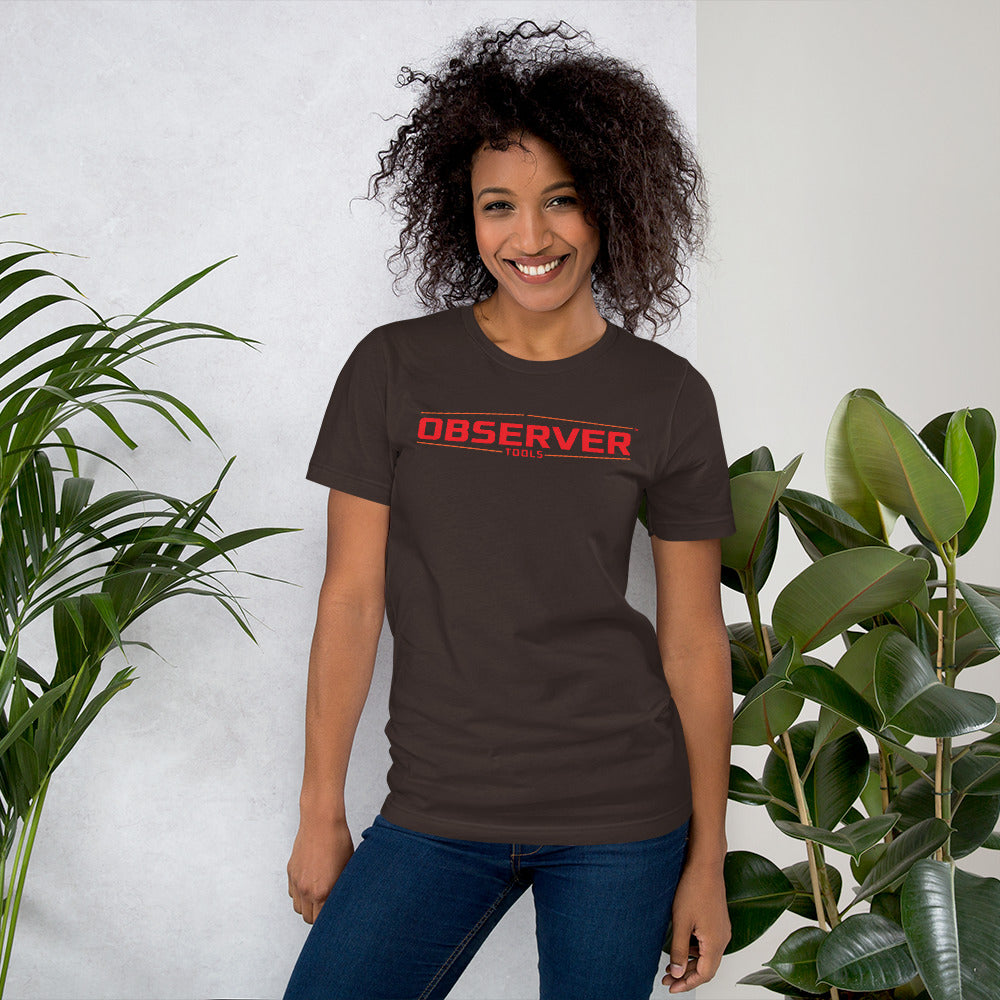 Women's Classic-Fit T-Shirt - Orange Logo - Observer Tools