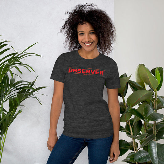 Women's Classic-Fit T-Shirt - Orange Logo - Observer Tools