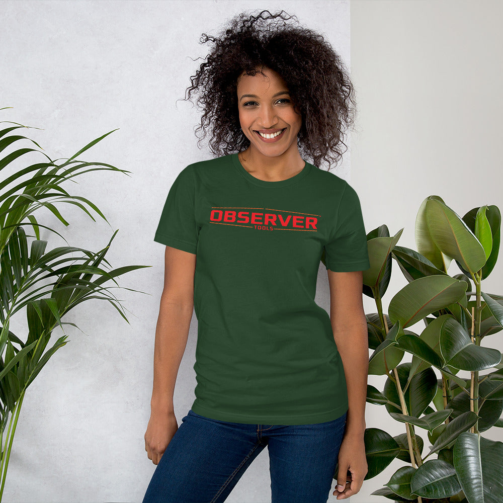 Women's Classic-Fit T-Shirt - Orange Logo - Observer Tools