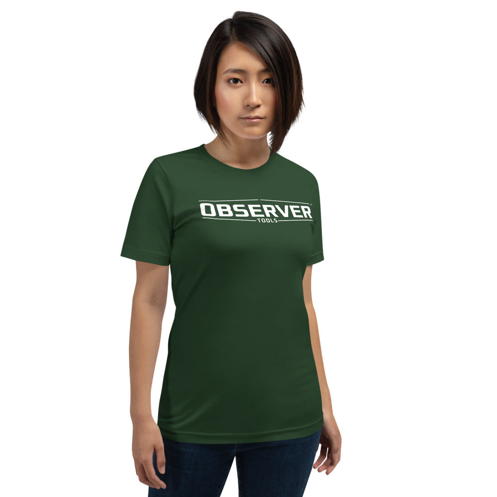Women's Classic-Fit T-Shirt - White Logo - Observer Tools