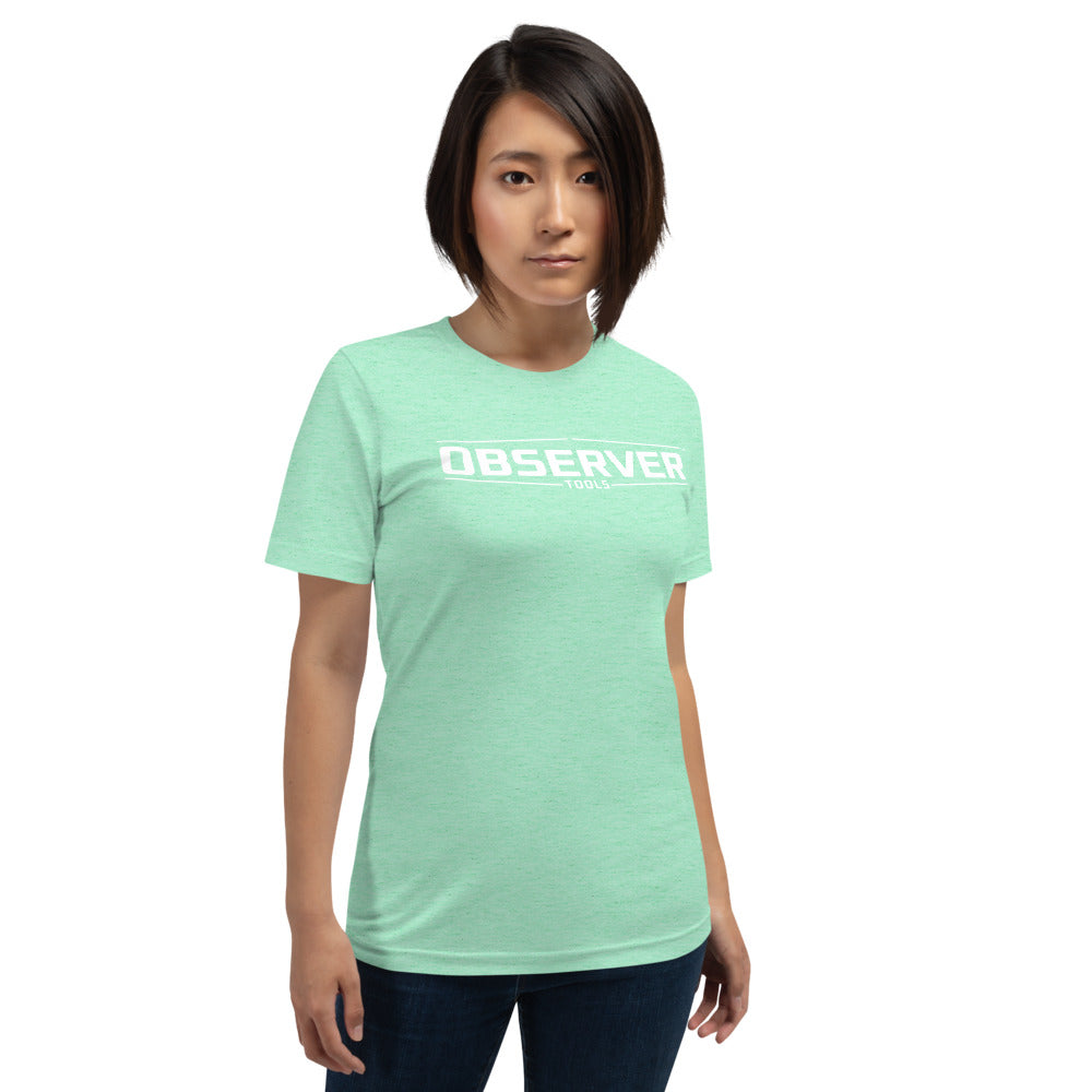 Women's Classic-Fit T-Shirt - White Logo - Observer Tools