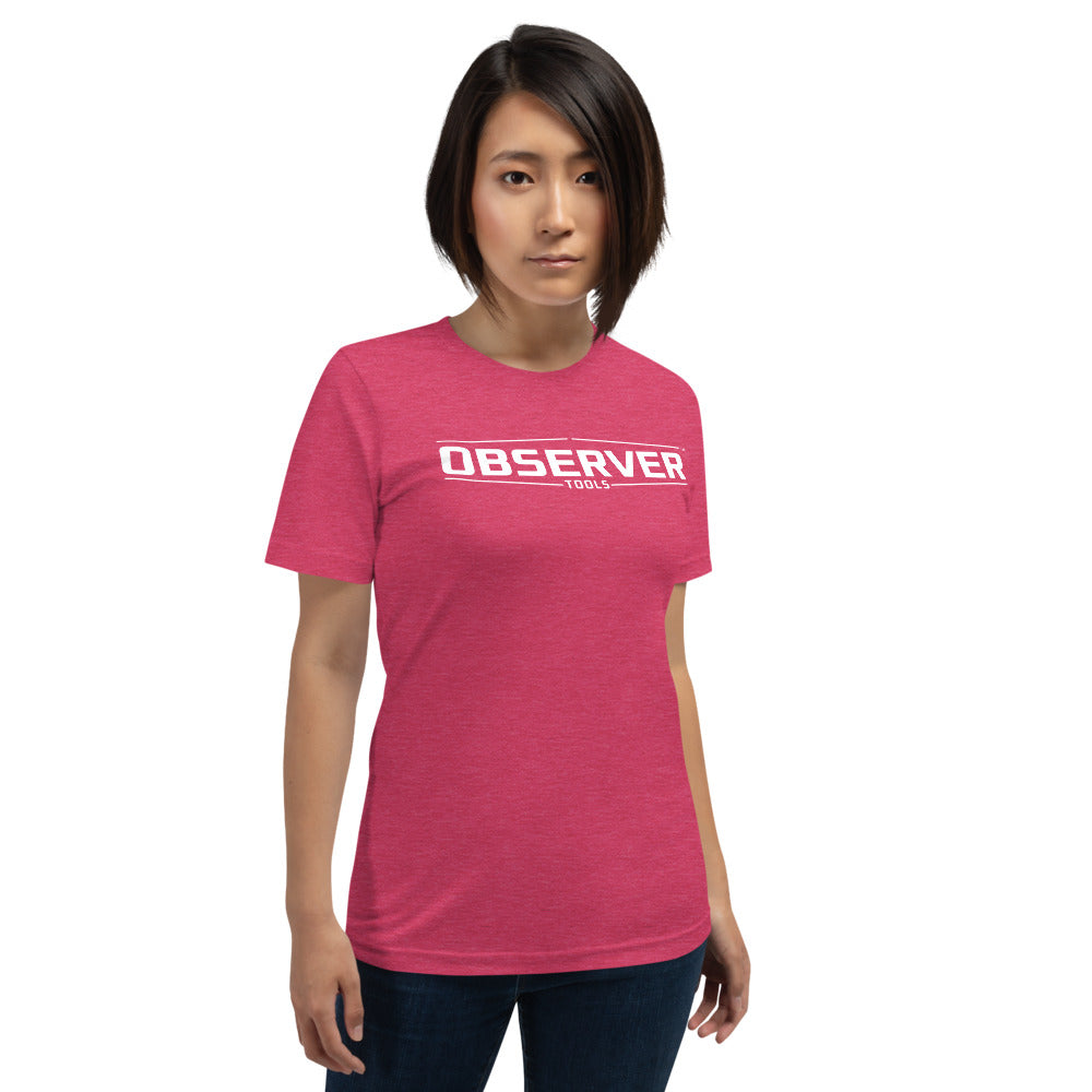 Women's Classic-Fit T-Shirt - White Logo - Observer Tools