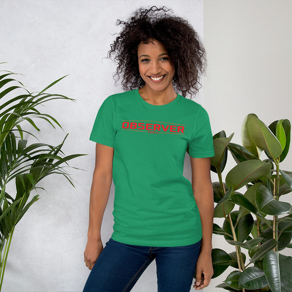 Women's Classic-Fit T-Shirt - Orange Logo - Observer Tools
