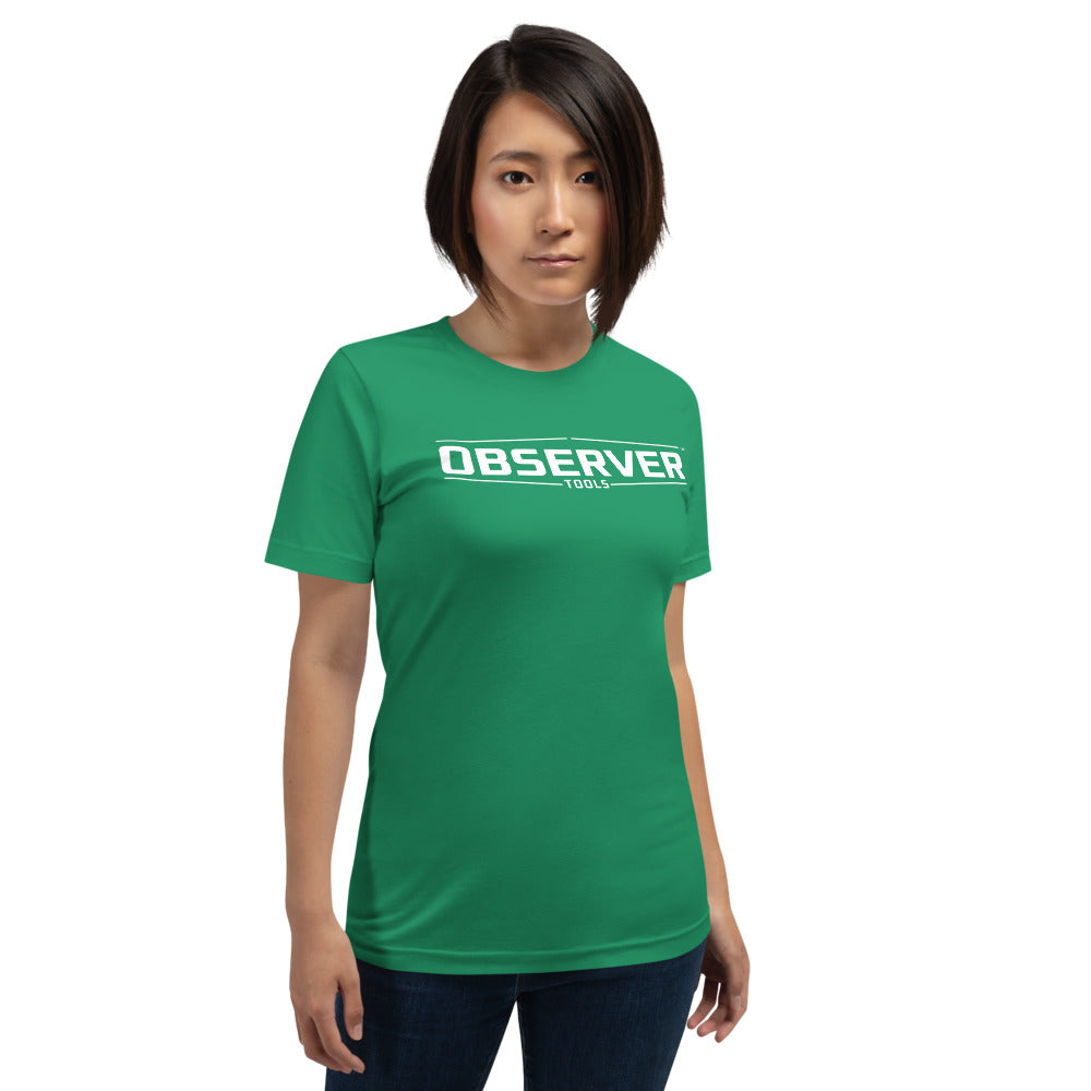 Women's Classic-Fit T-Shirt - White Logo - Observer Tools