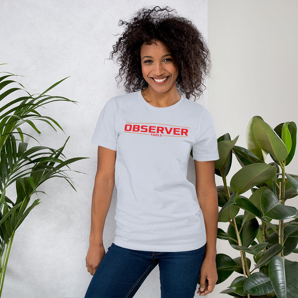 Women's Classic-Fit T-Shirt - Orange Logo - Observer Tools