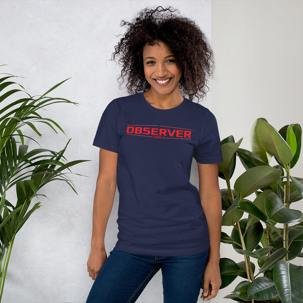Women's Classic-Fit T-Shirt - Orange Logo - Observer Tools